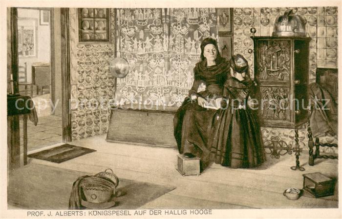 Hallig Hooge Prof. J. Alberts K?nigspesel auf der Hallig