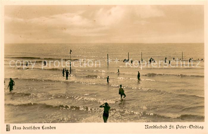 St Peter-Ording Nordseebad Strandleben