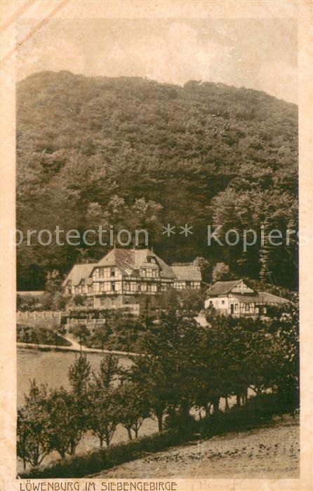 Bad Honnef Hotel und Pension Loewenburgerhof Loewenburg im Siebengebirge