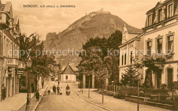 Rhoendorf Alte Kapelle und Drachenfels Postkarten und Schreibwaren