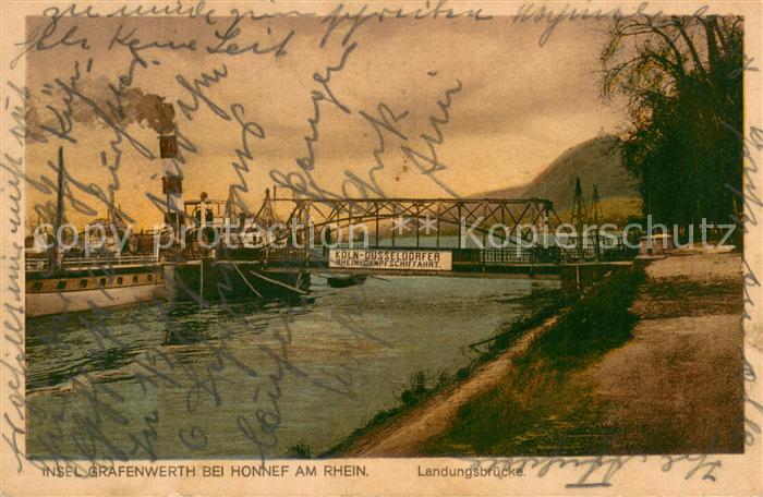 Grafenwerth Landungsbruecke