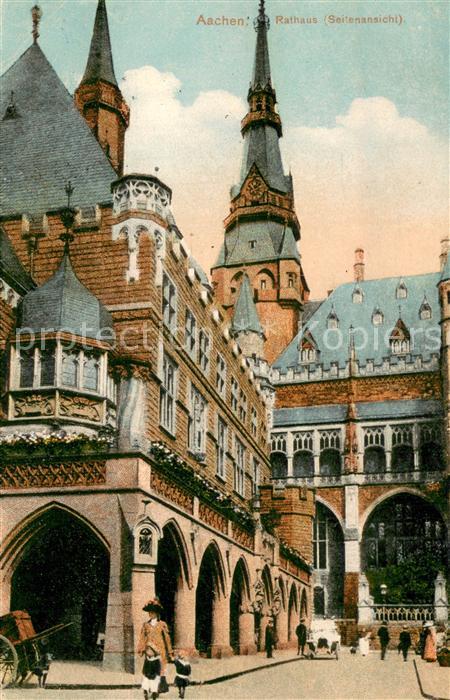 Aachen Rathaus Seitenansicht