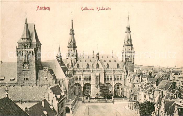 Aachen Rathaus Rueckseite