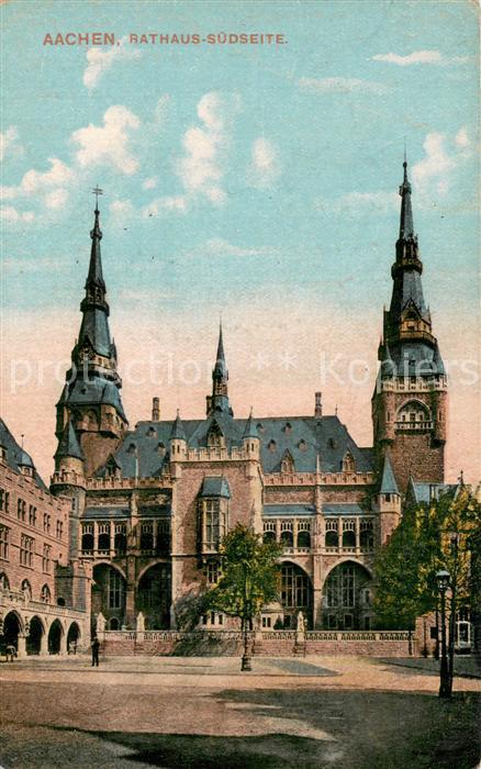 Aachen Rathaus Suedseite