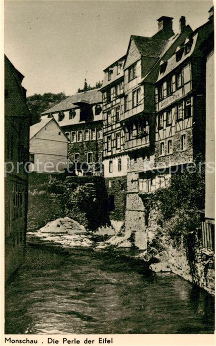 Monschau Montjoie NRW Partie an der Rur Eifel