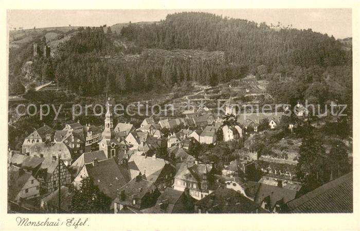 Monschau Montjoie NRW Ortsansicht