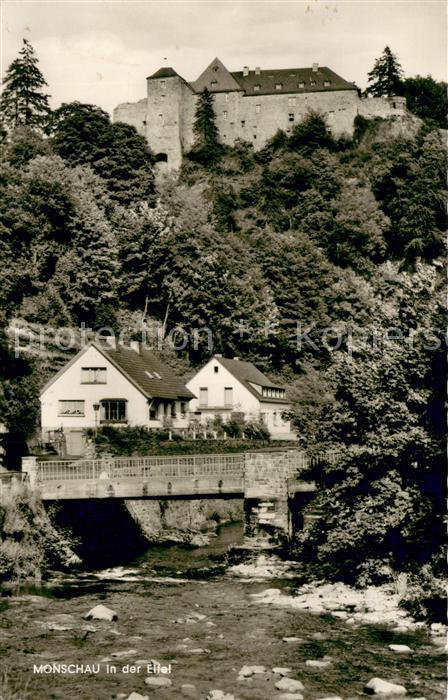 Monschau Montjoie NRW Eifel Brueckenpartie