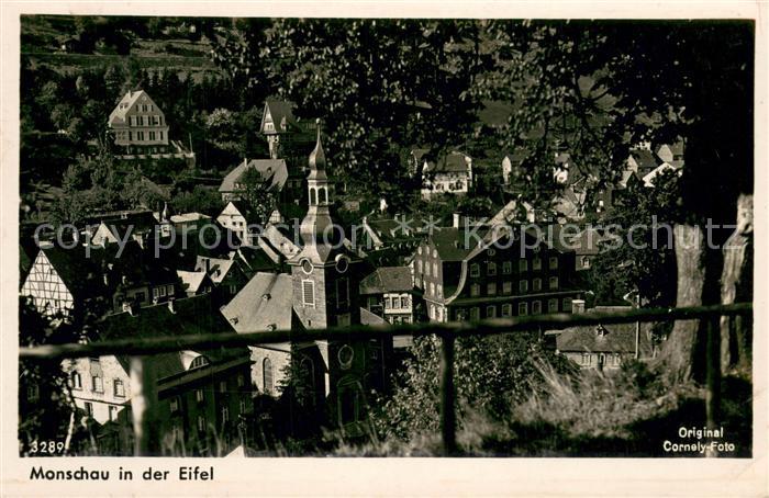 Monschau Montjoie NRW Ortsansicht Eifel Foto Cornely