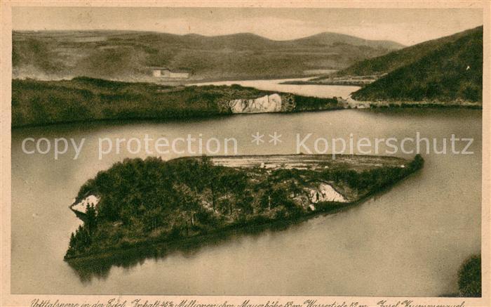 Monschau Montjoie NRW Urbtalsperre Eifel Insel Krummenauel