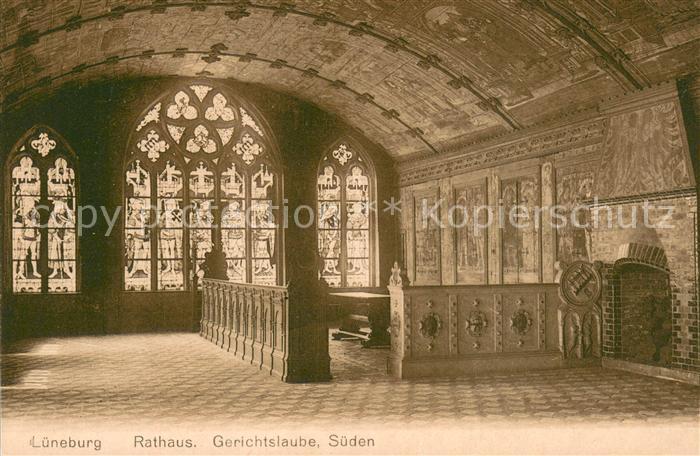 LueNEBURG  CITY Rathaus Gerichtslaube Sueden