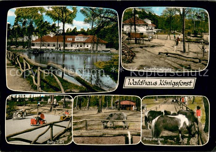 Kleineichen Cafe-Restaurant Waldhaus Koenigsforst Kinderspielplatz Pony-Reiten
