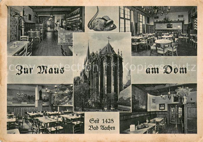 Bad Aachen ZUr Maus am Dom Gaststaette
