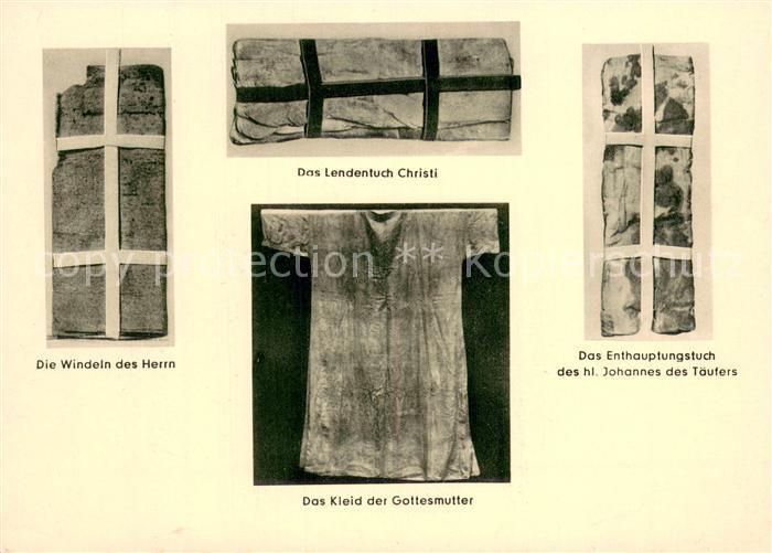 Aachen Vier Heimligtuemer im Dom Windeln d. Herrn Kleid d. Gottesmutter