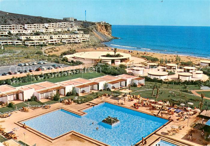 Las Palmas Gran Canaria Playa de San Agustin Strand und Hotel