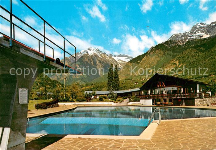 Algund Merano Schwimmbad Berge