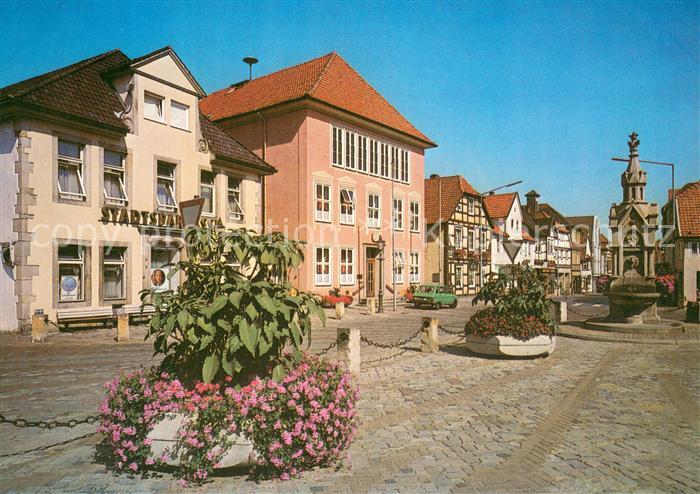 Obernkirchen Marktplatz mit Rathaus