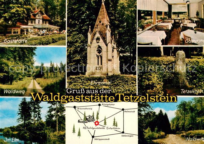 Koenigslutter Elm Waldgaststaette Tetzelstein Ehrenmal