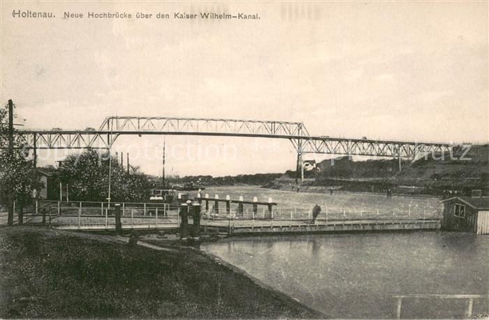 Holtenau Kiel Neue Hochbruecke ueber den Kaiser Wilhelm Kanal