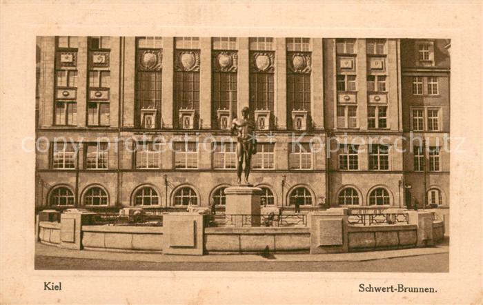 KIEL  CITY Schwert Brunnen