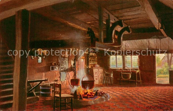 Wilsede Lueneburger Heide Flett im Heidemuseum