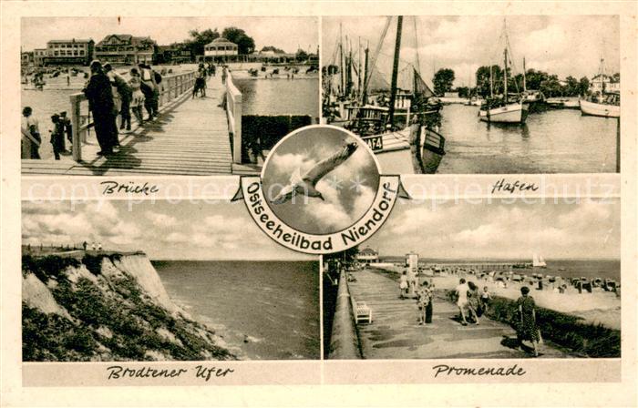 Niendorf Ostseebad Timmendorferstrand Bruecke Hafen Brodtener Ufer Promenade