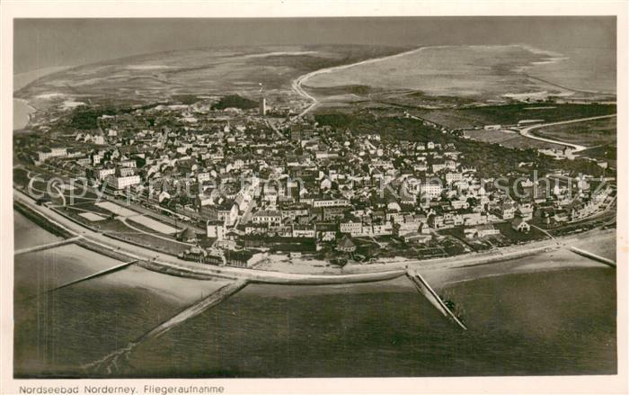 Norderney Nordseebad Fliegeraufnahme