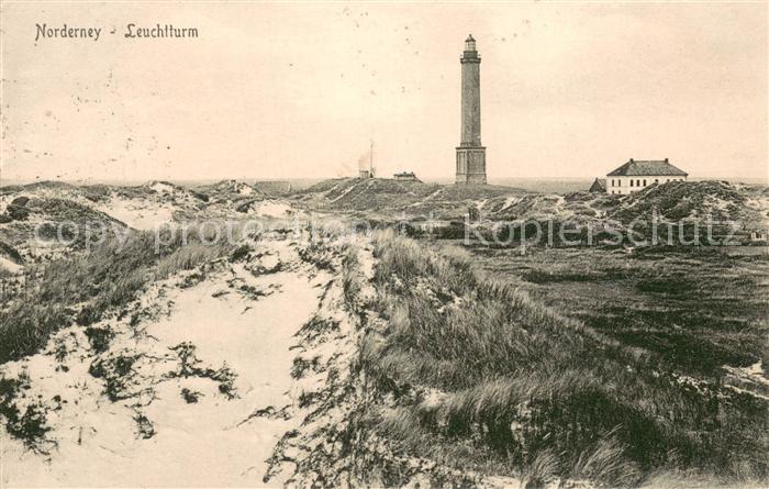 Norderney Nordseebad Leuchtturm Duenen