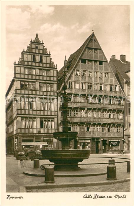 HANNOVER  CITY Alte Haeuser am Markt