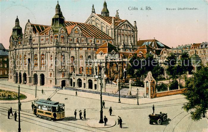 Coeln Rhein Neues Stadttheater