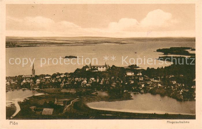 Ploen See Fliegeraufnahme