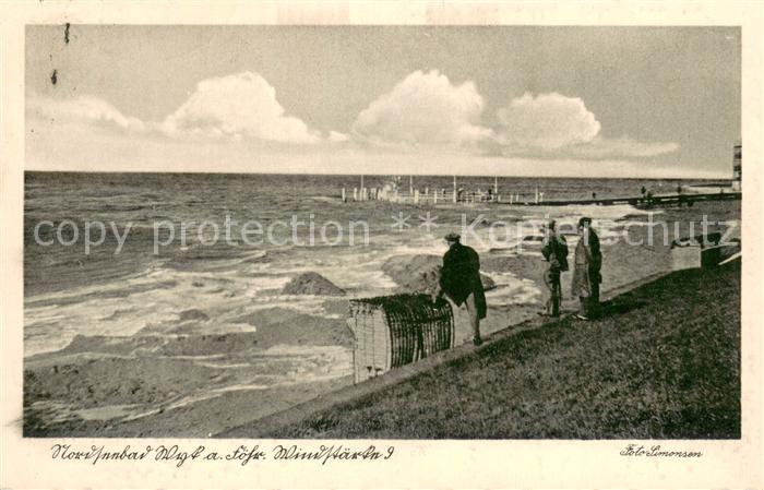 Wyk Foehr Sturm bei Windstaerke 9
