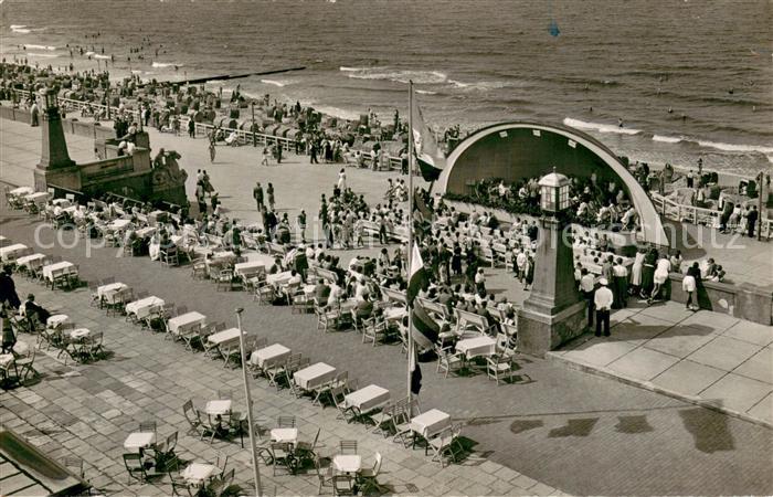 Westerland Sylt Promenade mit Musikpavillon