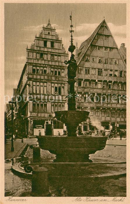 HANNOVER  CITY Alte Haeuser am Markt