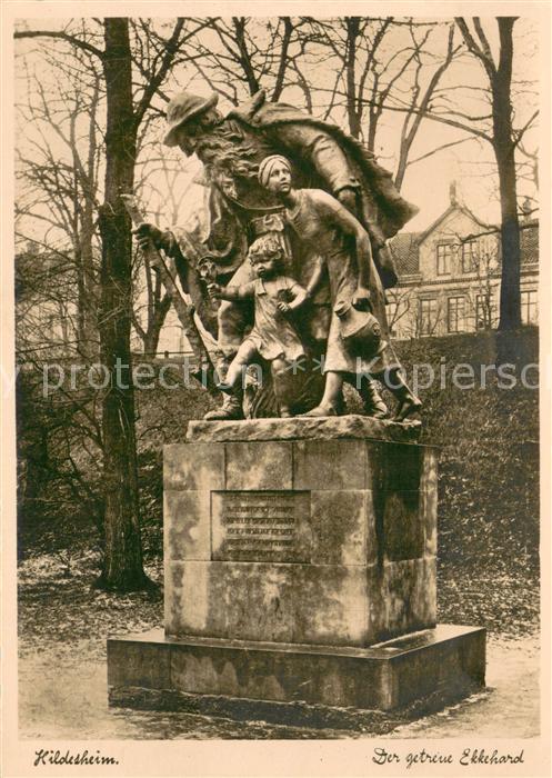 HILDESHEIM  CITY Denkmal Der getreue Ekkehard