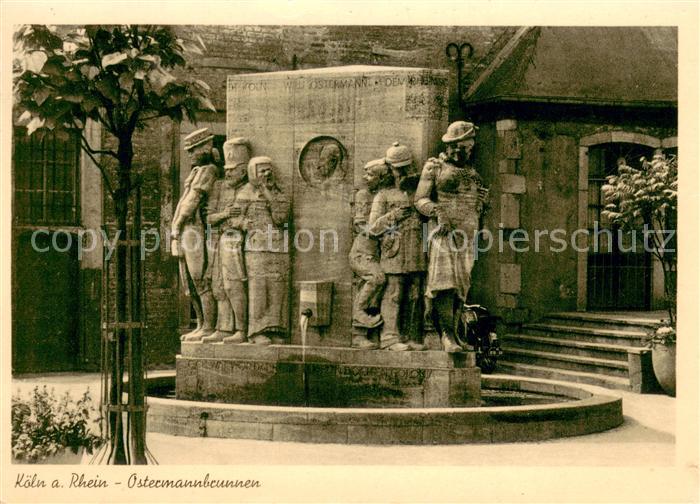 Koeln Rhein Ostermannbrunnen