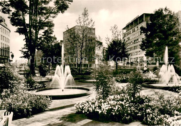 Koeln Rhein Kaiser Wilhelm Ring Springbrunnen