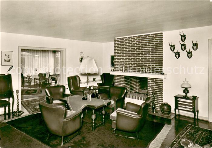 Norderney Nordseebad Villa Erika Kaminzimmer