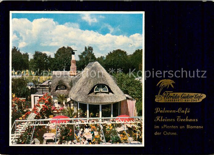 Scharbeutz Ostseebad Florida Ferienparadies mit Palmen Cafe Suedseebar Kleines T