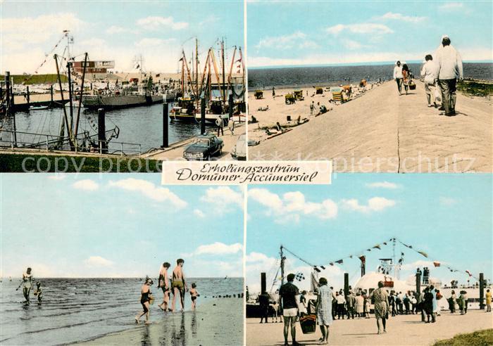 Dornumer Accumersiel Bootshafen Strand Schiffsanleger