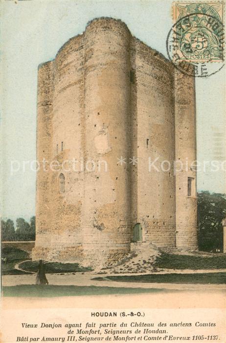Houdan Chateau des anciens Comtes de Monfort Seigneurs de Houdan
