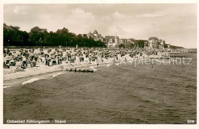 Kuehlungsborn Ostseebad Blick zum Strand