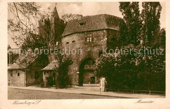 Naumburg Saale Marientor Kupfertiefdruck