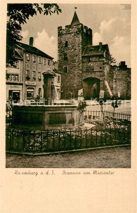 Naumburg Saale Brunnen am Marientor