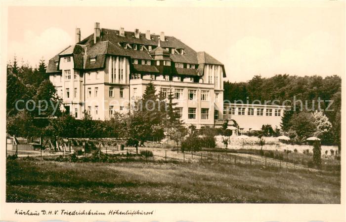 Friedrichsbrunn Harz Kurhaus