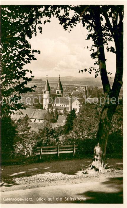 Gernrode Harz Blick auf die Stiftskirche