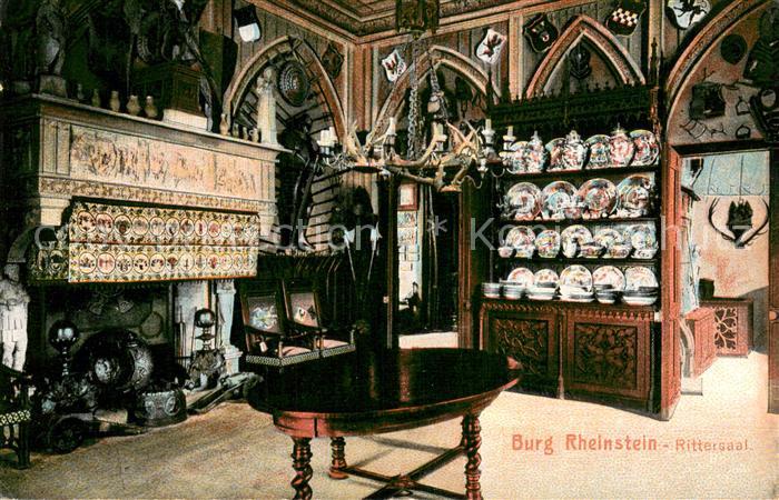 Trechtingshausen Rittersaal Burg Rheinstein