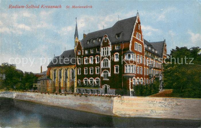 Bad Kreuznach Radium Solbad St. Marienwoerth Krankenhaus