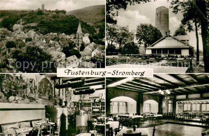 Stromberg Hunsrueck Burg Restaurant Fustenburg Burgruine