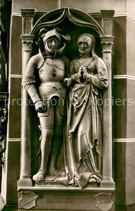 Oberwesel Rhein Liebfrauenkirche Ehepaar von Ottenstein Statue