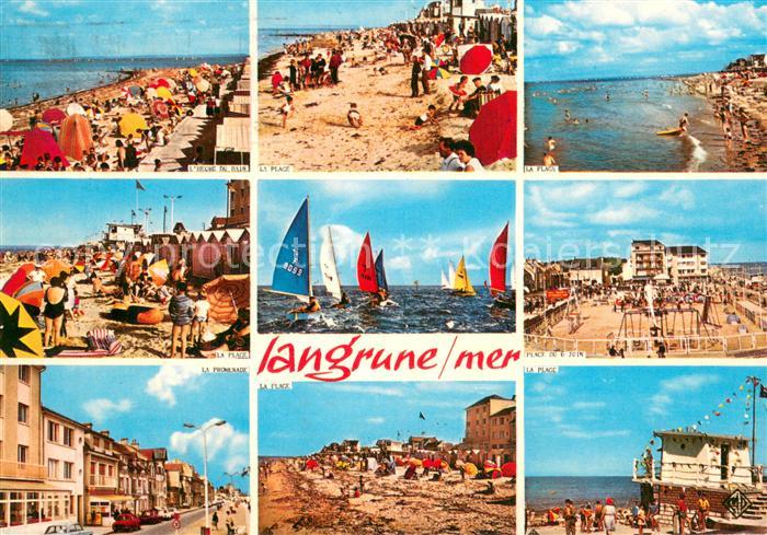 Langrune-sur-Mer Plage a l Heure du bain Place du 6 Juin Promenade